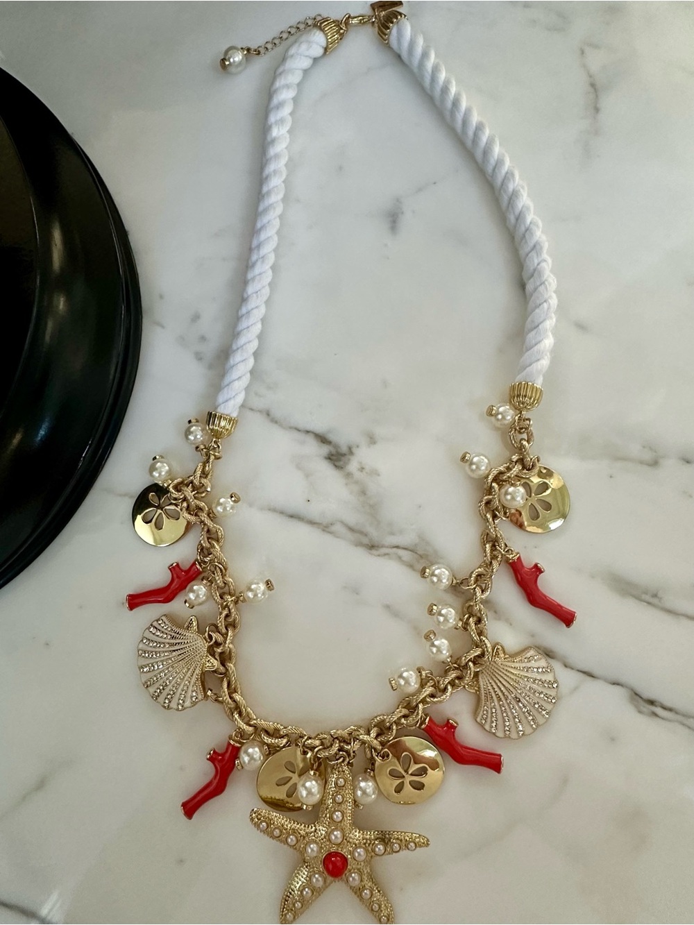 Lilly Pulitzer Gold-Tone Nautical Charm necklace